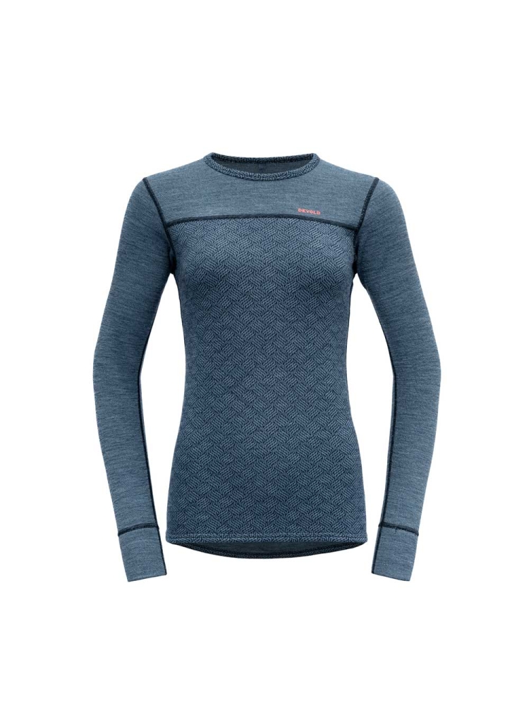 Devold Kvitegga Merino 230 Shirt Women's Ink GO 325 227 A-284A onderkleding/thermokleding online bestellen bij Kathmandu Outdoor & Travel