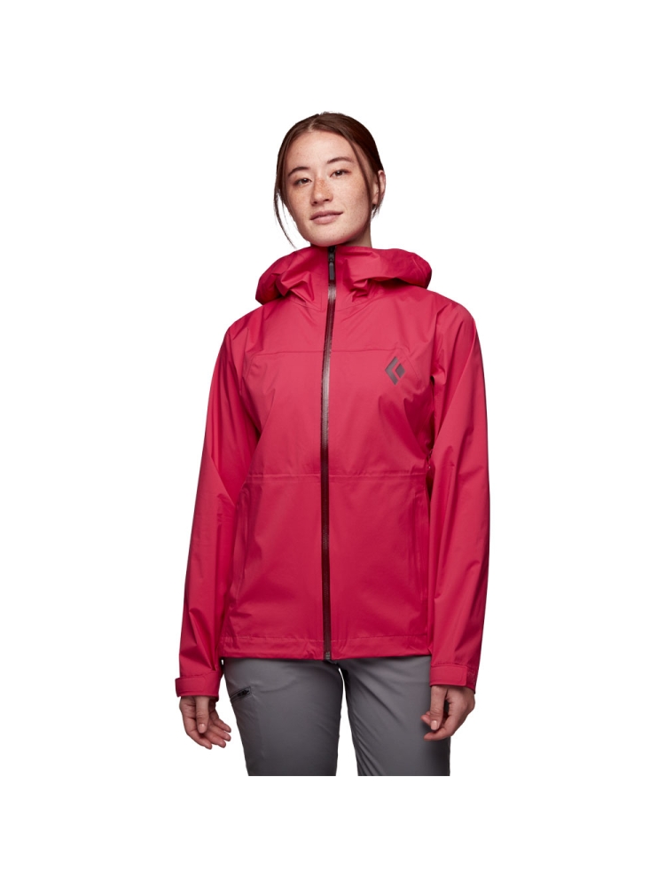 Black Diamond Stormline Stretch Rain Shell Women's Pomegranate APM697-Pomegranate jassen online bestellen bij Kathmandu Outdoor & Travel
