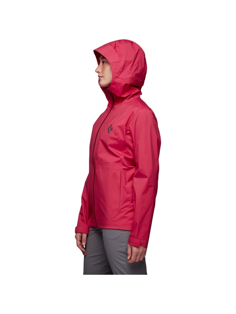 Black Diamond Stormline Stretch Rain Shell Women's Pomegranate APM697-Pomegranate jassen online bestellen bij Kathmandu Outdoor & Travel