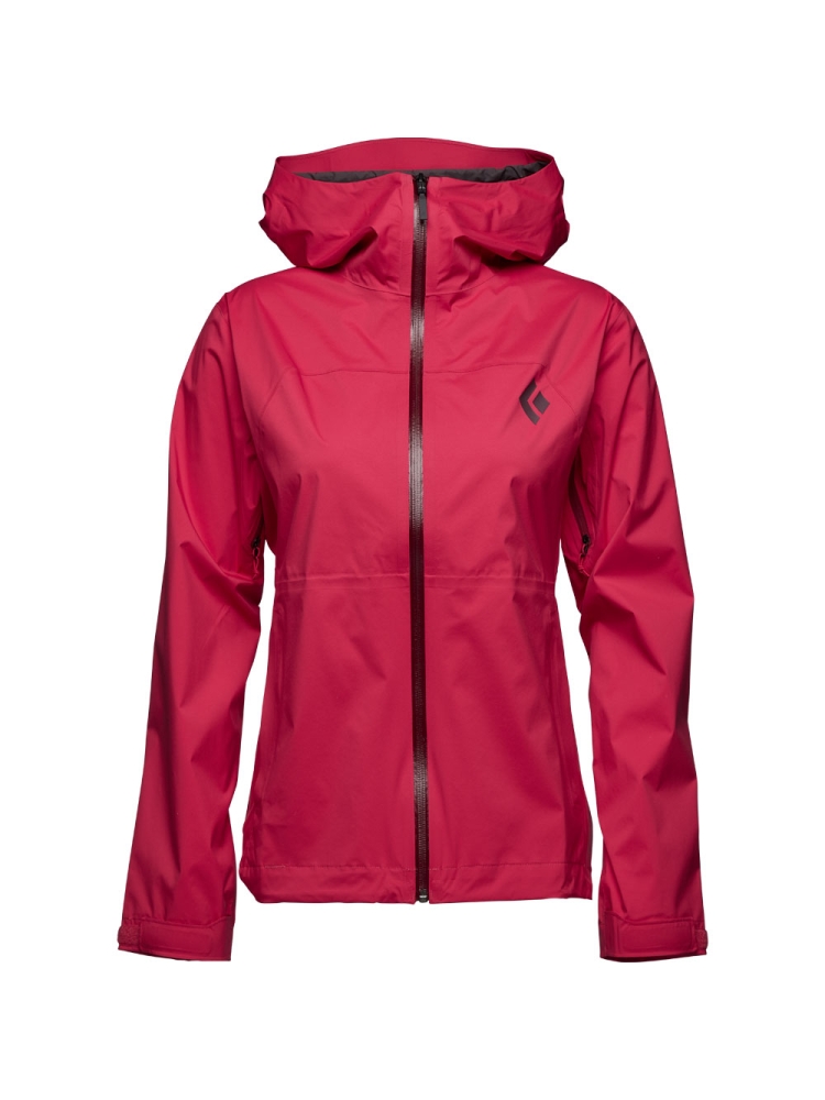 Black Diamond Stormline Stretch Rain Shell Women's Pomegranate APM697-Pomegranate jassen online bestellen bij Kathmandu Outdoor & Travel