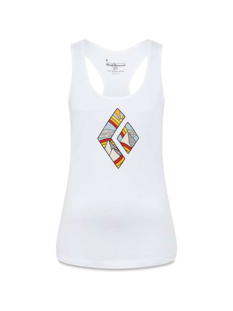 Black Diamond Rainbow Diamond Tank Women's White AP730070-White shirts en tops online bestellen bij Kathmandu Outdoor & Travel