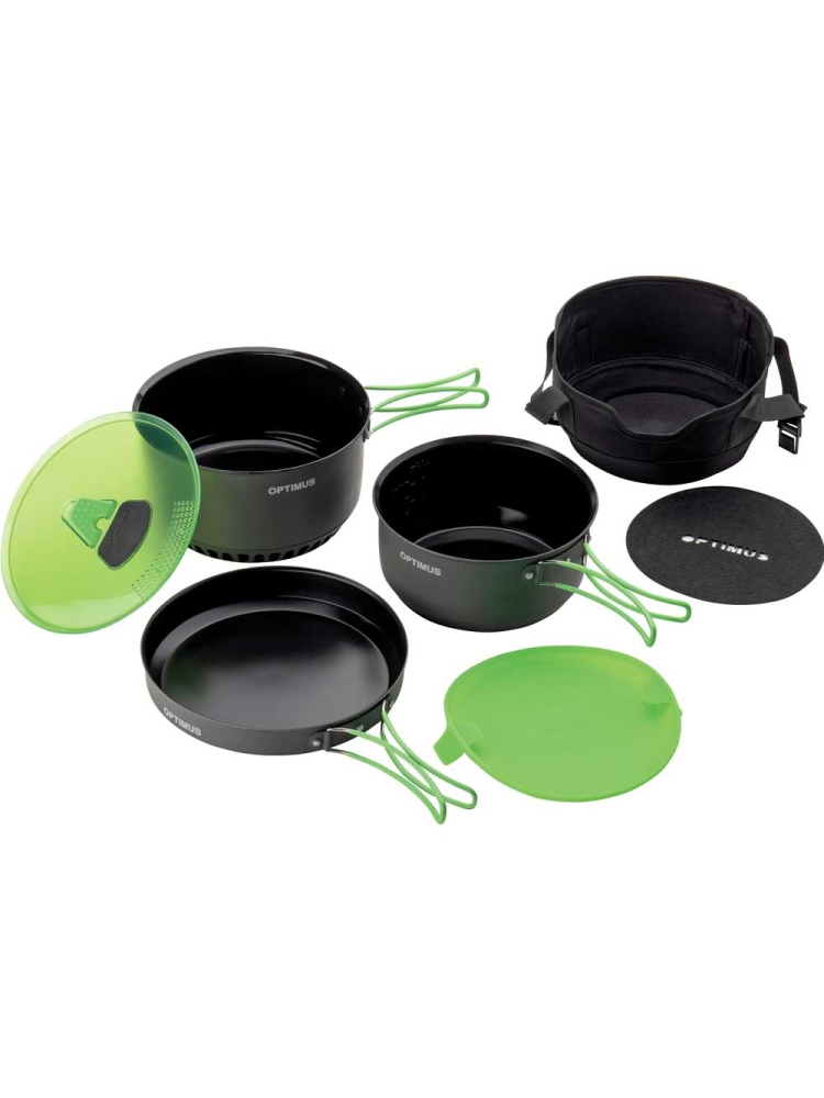 Optimus Terra Camp 4 Cooking Pot Set . OPT8020677 koken online bestellen bij Kathmandu Outdoor & Travel
