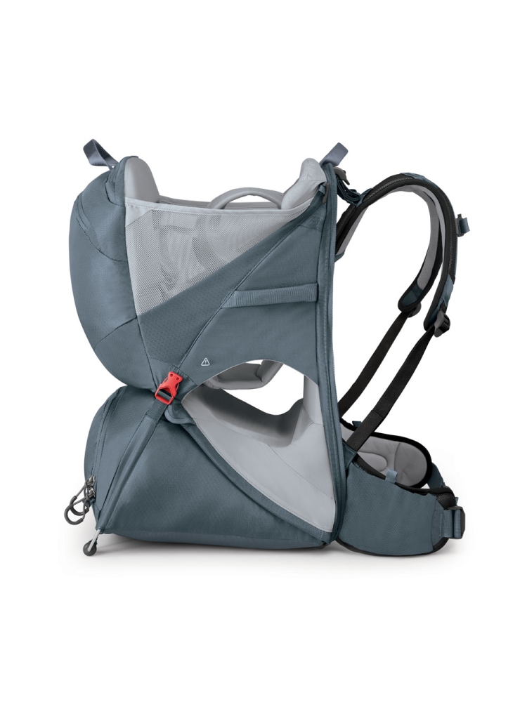 Osprey Poco LT Tungsten Grey 10003404 kinderdragers online bestellen bij Kathmandu Outdoor & Travel