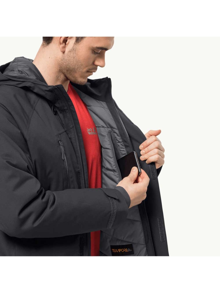 Jack Wolfskin Troposphere Ins Jacket black 1115321-6000 jassen online bestellen bij Kathmandu Outdoor & Travel