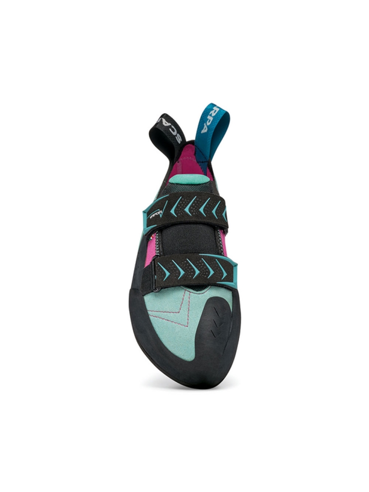 Scarpa Vapor V Women's dahlia/aqua 70040-L-474 klimschoenen online bestellen bij Kathmandu Outdoor & Travel