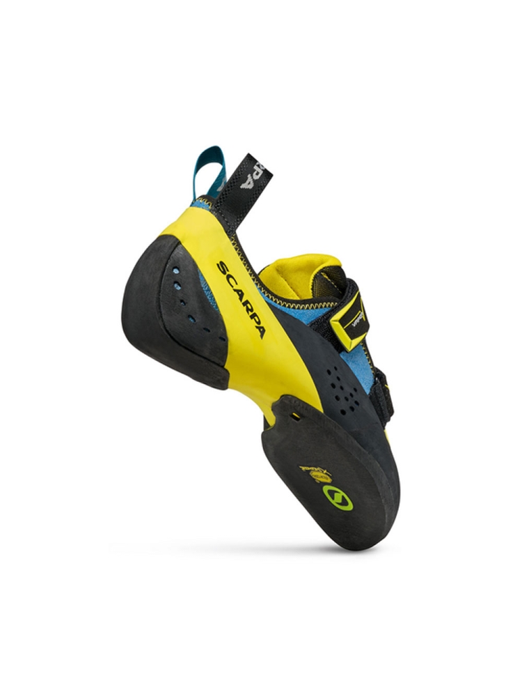 Scarpa Vapor V ocean/yellow 70040-M-356 klimschoenen online bestellen bij Kathmandu Outdoor & Travel