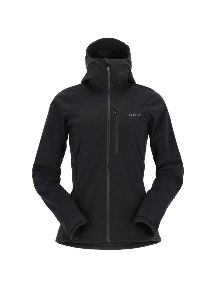 Rab Scimitar Windstopper Jacket Women's Black QWS-65-BLK fleeces en truien online bestellen bij Kathmandu Outdoor & Travel
