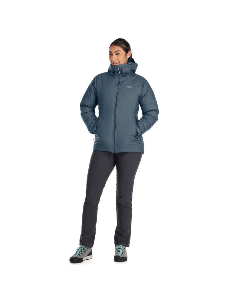 Rab Valiance Jacket Women's Orion Blue QDB-50-ORB jassen online bestellen bij Kathmandu Outdoor & Travel