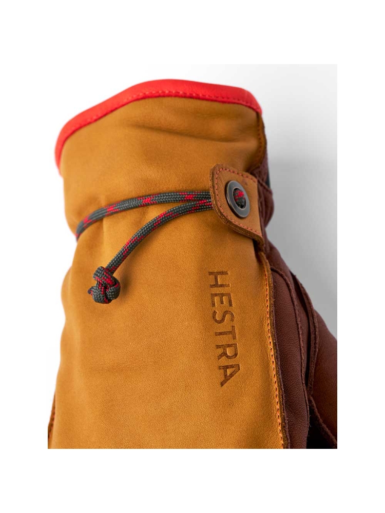 Hestra Wakayama - 5 finger Cork / Brown 3000660-710750 kleding accessoires online bestellen bij Kathmandu Outdoor & Travel