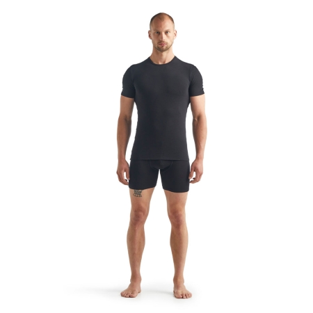 Icebreaker  Anatomica Long Boxers Black