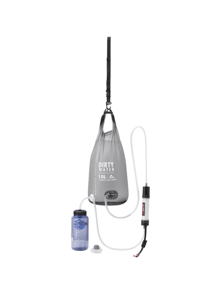 Msr Guardian Gravity Purifier Grey 13460 waterzuivering online bestellen bij Kathmandu Outdoor & Travel