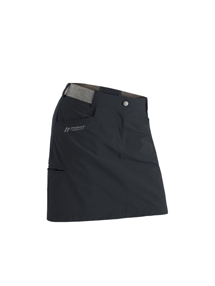 Maier Sports Norit Skortin Women's Black 3000331-10900 jurken en rokken online bestellen bij Kathmandu Outdoor & Travel