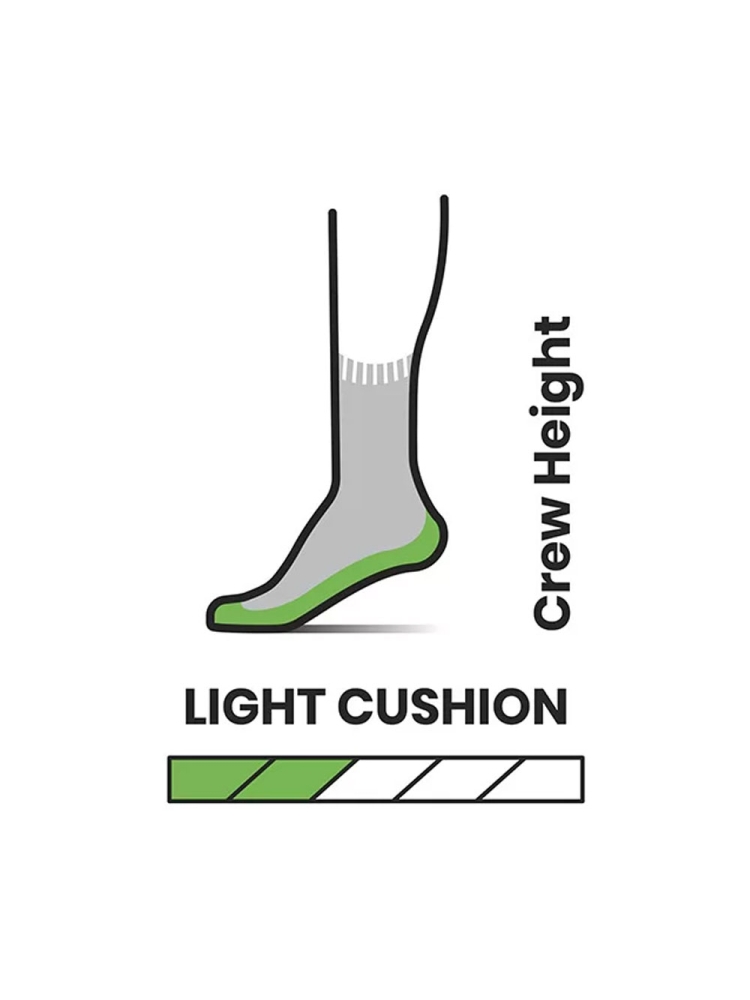 Smartwool Hike LC Crw Women's Charcoal SW0015730031-Charcoa sokken online bestellen bij Kathmandu Outdoor & Travel