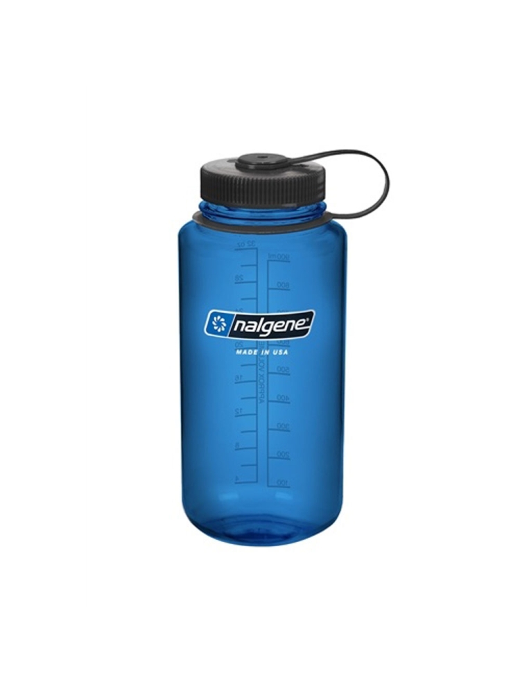 Nalgene Wide Mouth 1L Blue N2020-1732 drinkflessen en thermosflessen online bestellen bij Kathmandu Outdoor & Travel