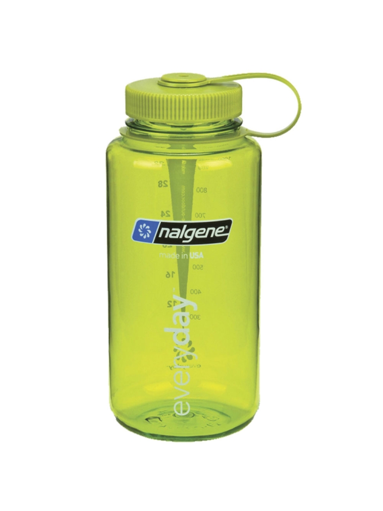 Nalgene Wide Mouth 1L Spring Green N2020-3532 drinkflessen en thermosflessen online bestellen bij Kathmandu Outdoor & Travel