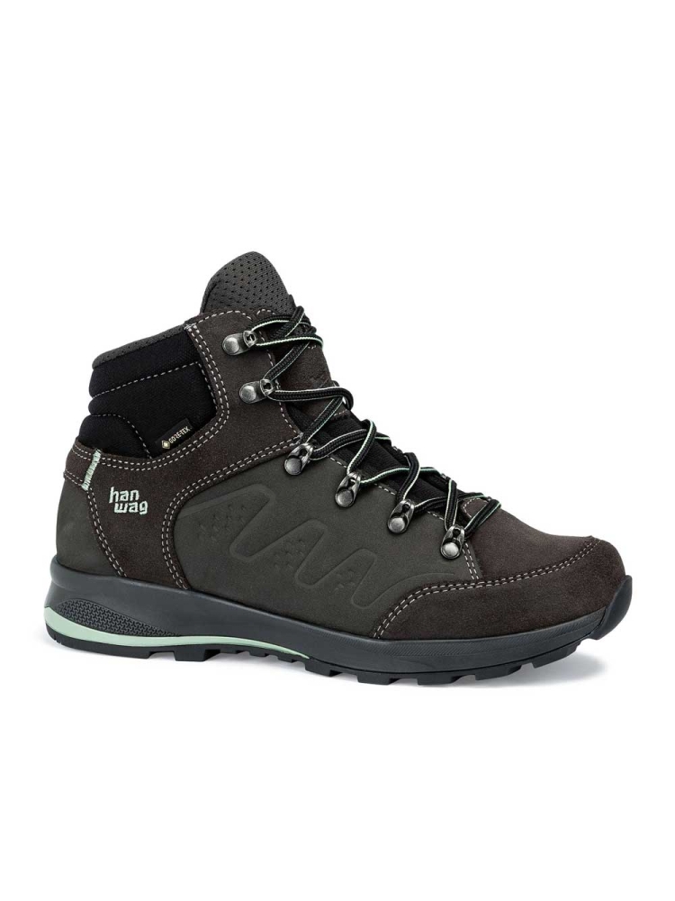 Hanwag Torsby Lady GTX Asphalt/Mint H203701-64494 wandelschoenen dames online bestellen bij Kathmandu Outdoor & Travel
