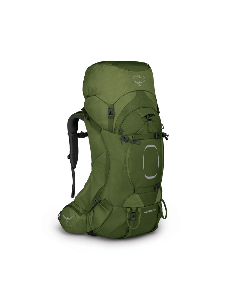 Osprey Aether 55 Garlic Mustard Green 1000295 trekkingrugzakken online bestellen bij Kathmandu Outdoor & Travel