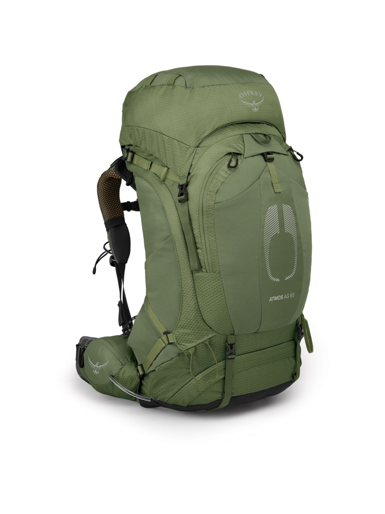 Osprey Osprey Atmos AG 65 1000400 trekkingrugzakken Osprey Atmos AG 65 Mythical Green 1000400 trekkingrugzakken online bestellen bij Kathmandu Outdoor & Travel