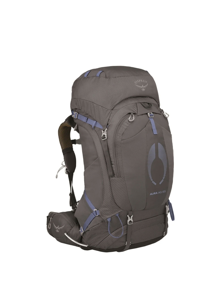 Osprey Aura AG 65 Women's Tungsten Grey 1000355x trekkingrugzakken online bestellen bij Kathmandu Outdoor & Travel