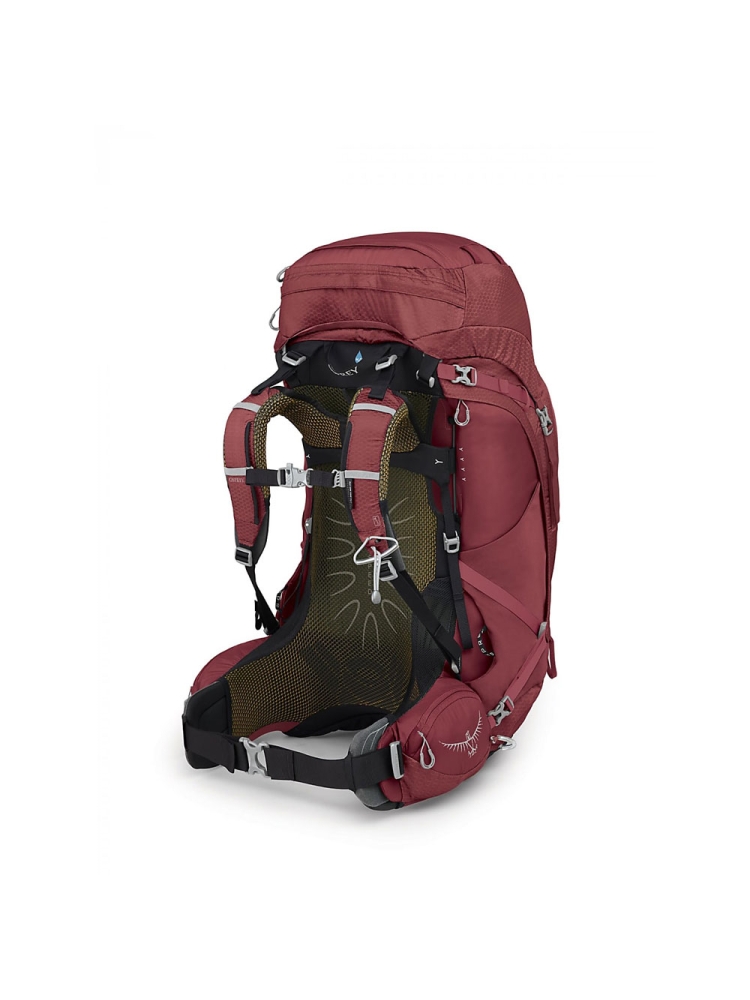 Osprey Aura AG 65 Women's Berry Sorbet Red 10004011 trekkingrugzakken online bestellen bij Kathmandu Outdoor & Travel