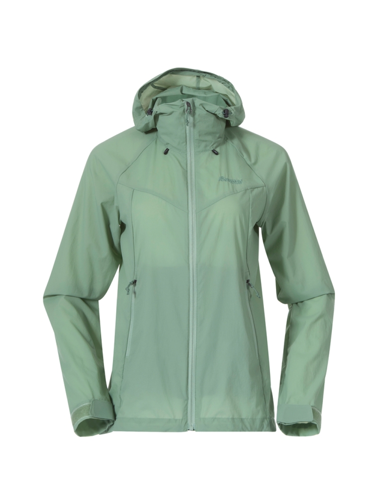 Bergans Skar Light Windbreaker Jacket Women's Jade Green 3063-23326 jassen online bestellen bij Kathmandu Outdoor & Travel