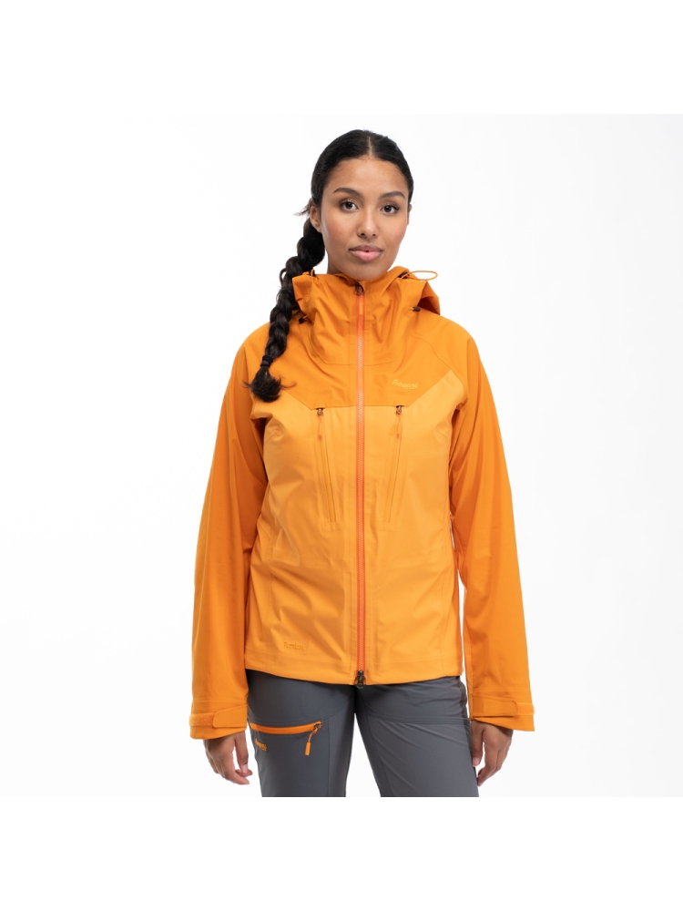 Bergans Cecilie 3L Jacket Women's Lush Yellow/Cloudberry Yellow 8811-25399 jassen online bestellen bij Kathmandu Outdoor & Travel