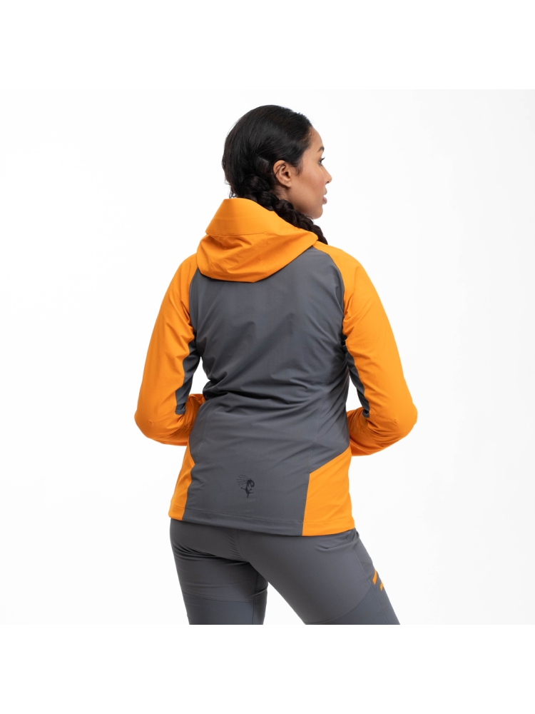Bergans Cecilie Mtn Softshell Jacket Women's Cloudberry Yellow/Solid Dark G 2554-25385 jassen online bestellen bij Kathmandu Outdoor & Travel