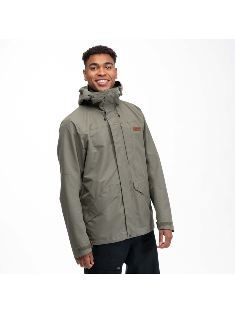 Bergans Nordmarka 2L Shell Jacket Green Mud 3070-12731 jassen online bestellen bij Kathmandu Outdoor & Travel