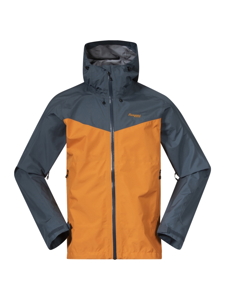 Bergans Skar Light 3L Shell Jacket Cloudberry Yellow/Orion Blue 3058-25366 jassen online bestellen bij Kathmandu Outdoor & Travel