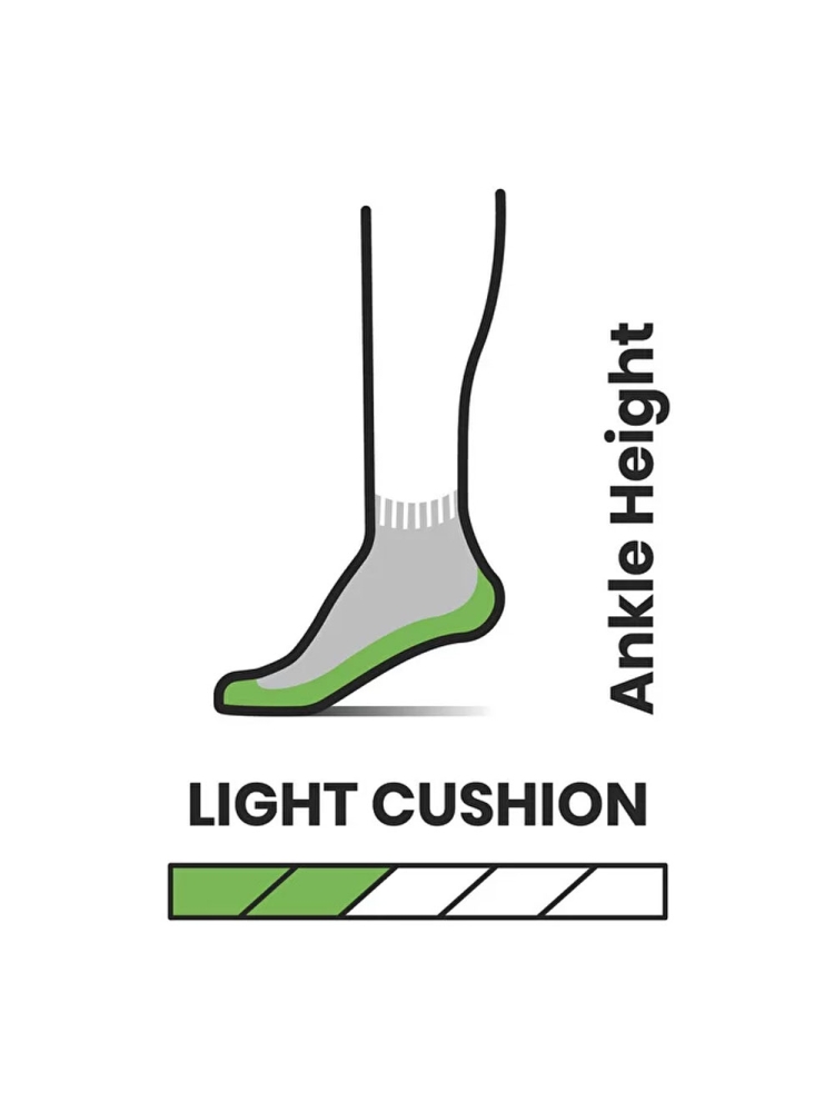 Smartwool Hike LC Crew Ankle Women's Light Gray SW001571-039 sokken online bestellen bij Kathmandu Outdoor & Travel
