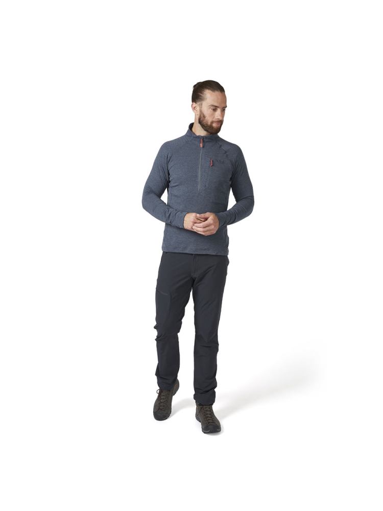 Rab Nexus Pull-On  Steel QFF-74-STE fleeces en truien online bestellen bij Kathmandu Outdoor & Travel