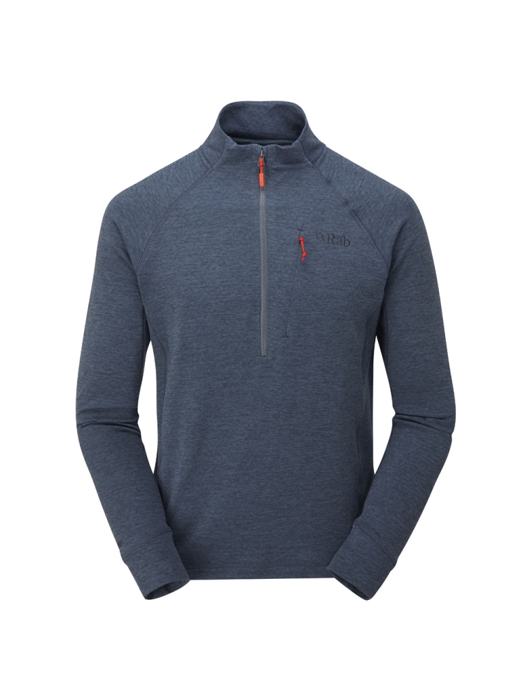 Rab Nexus Pull-On  Steel QFF-74-STE fleeces en truien online bestellen bij Kathmandu Outdoor & Travel