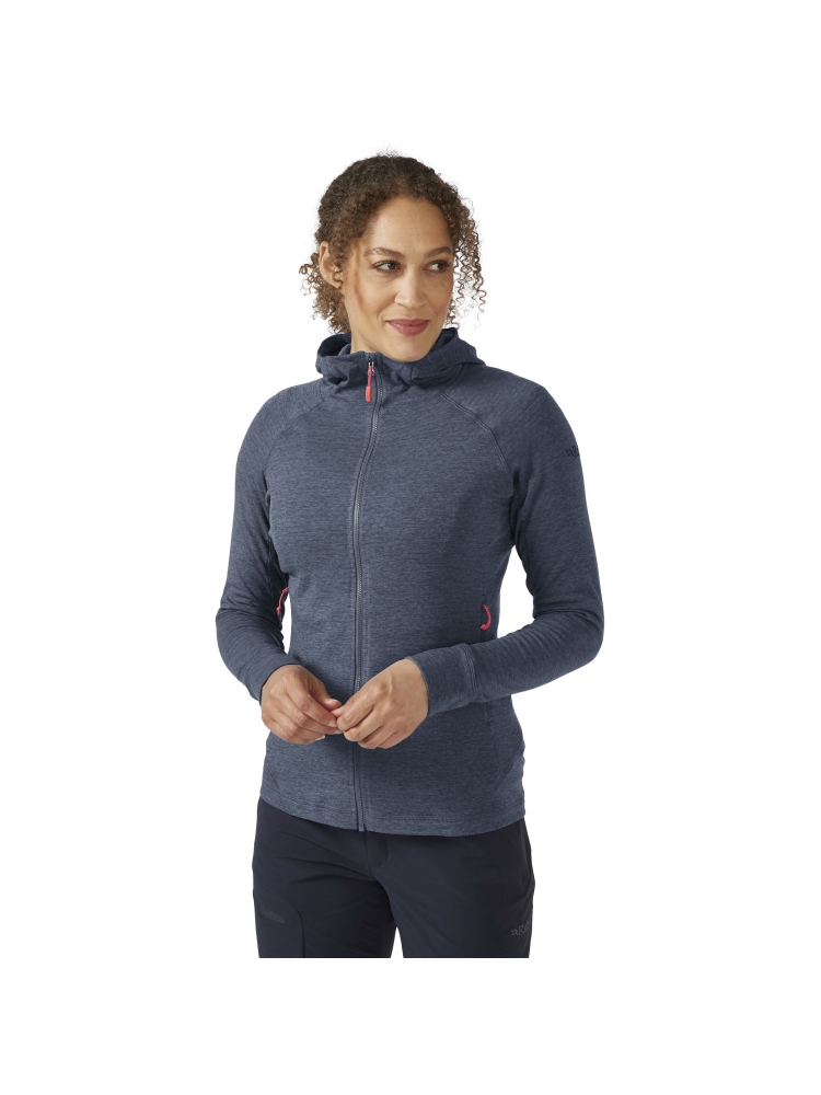 Rab Nexus Hoody Women's Steel QFF-71-STE fleeces en truien online bestellen bij Kathmandu Outdoor & Travel