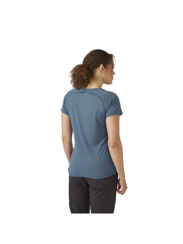 Rab Aleya Tee Women's Orion Blue QBL-48-ORB shirts en tops online bestellen bij Kathmandu Outdoor & Travel