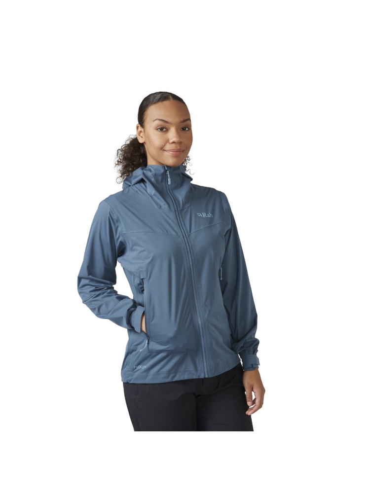 Rab Kinetic 2.0 Jacket Women's  Orion Blue QWG-75-ORB jassen online bestellen bij Kathmandu Outdoor & Travel
