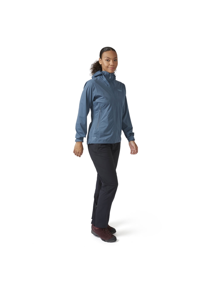Rab Kinetic 2.0 Jacket Women's  Orion Blue QWG-75-ORB jassen online bestellen bij Kathmandu Outdoor & Travel