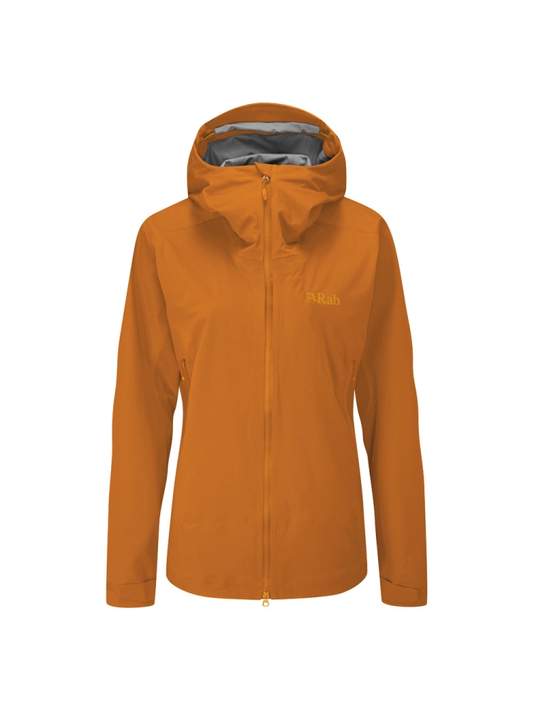 Rab Kinetic Alpine 2.0 Jacket Women's Marmalade QWG-70-MAM jassen online bestellen bij Kathmandu Outdoor & Travel
