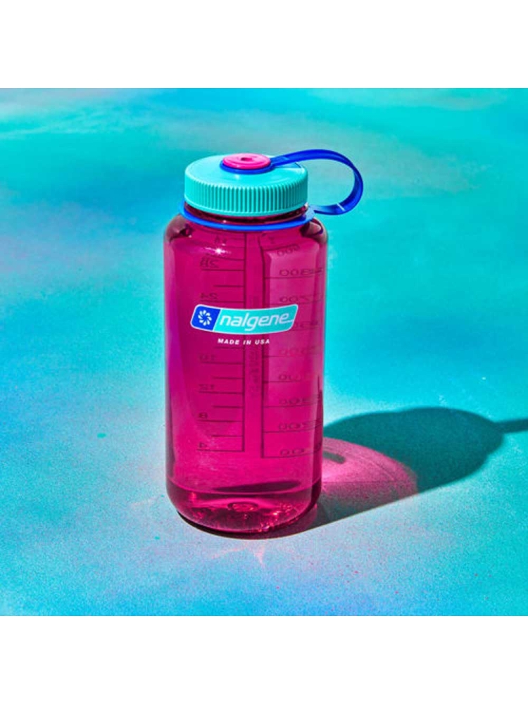 Nalgene Wide Mouth 1L Electric Magenta N2020-2032 drinkflessen en thermosflessen online bestellen bij Kathmandu Outdoor & Travel