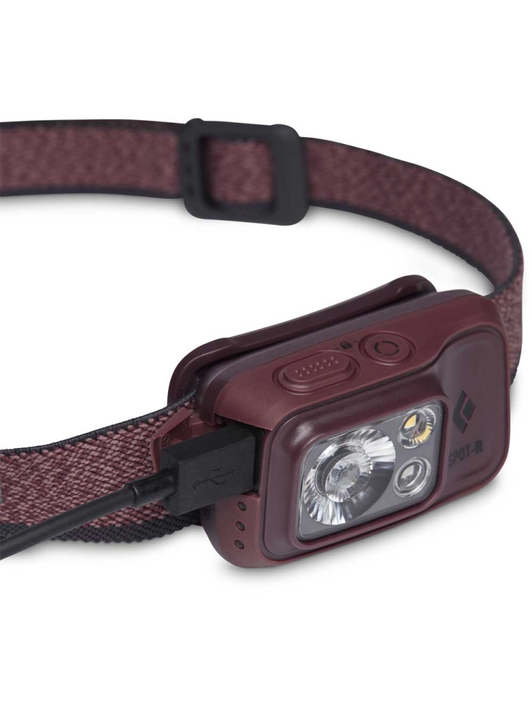 Black Diamond Spot 400-R Headlamp Bordeaux BD620676-Bordeaux verlichting online bestellen bij Kathmandu Outdoor & Travel