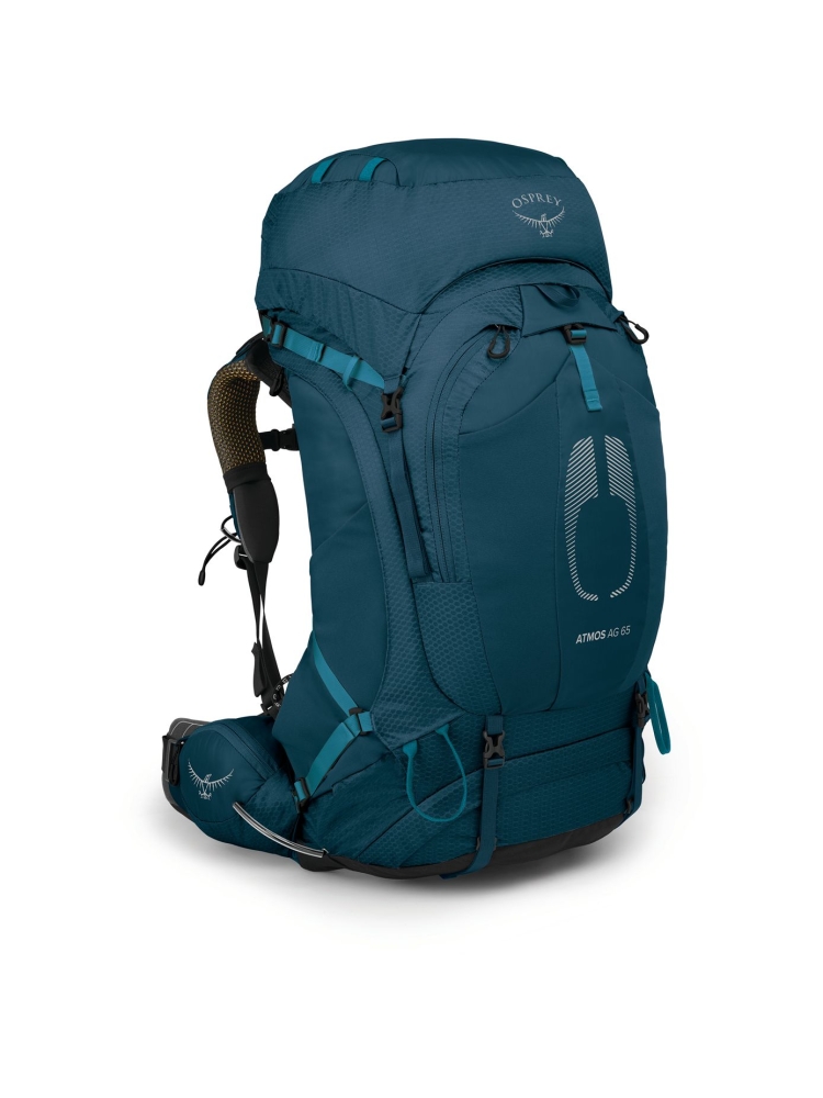 Osprey Atmos AG 65 Venturi Blue 1000400 trekkingrugzakken online bestellen bij Kathmandu Outdoor & Travel