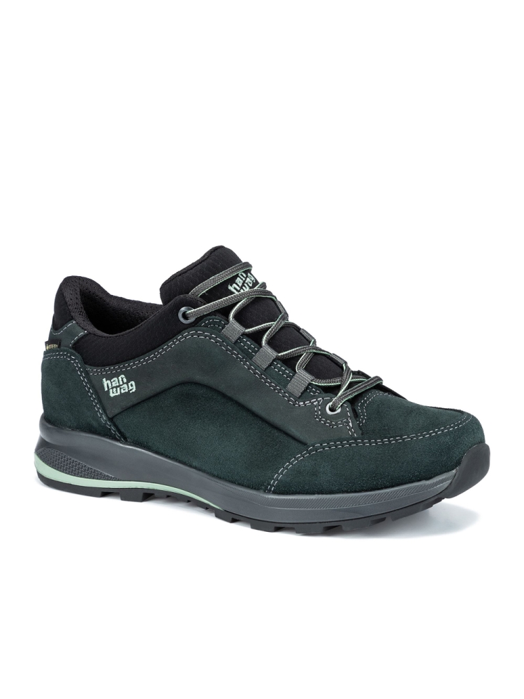 Hanwag Banks Low Lady GTX Petrol/ Mint H203501-492494 wandelschoenen dames online bestellen bij Kathmandu Outdoor & Travel