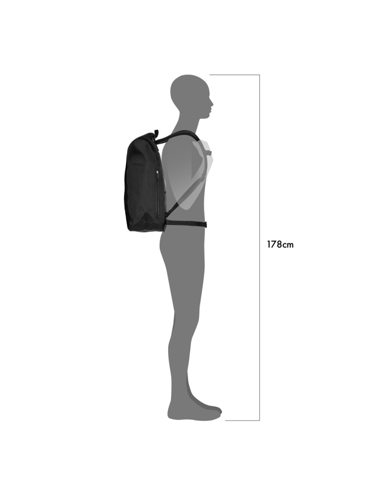 Ortlieb Velocity 29L Black-Black OR4350 dagrugzakken online bestellen bij Kathmandu Outdoor & Travel