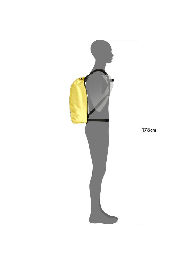 Ortlieb Velocity PS 17L Lemon-Sorbet OR430007 dagrugzakken online bestellen bij Kathmandu Outdoor & Travel
