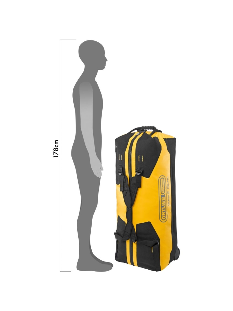 Ortlieb Ortlieb Duffle RS 140L OK13202 duffels Ortlieb Duffle RS 140L Sunyellow/Black OK13202 duffels online bestellen bij Kathmandu Outdoor & Travel