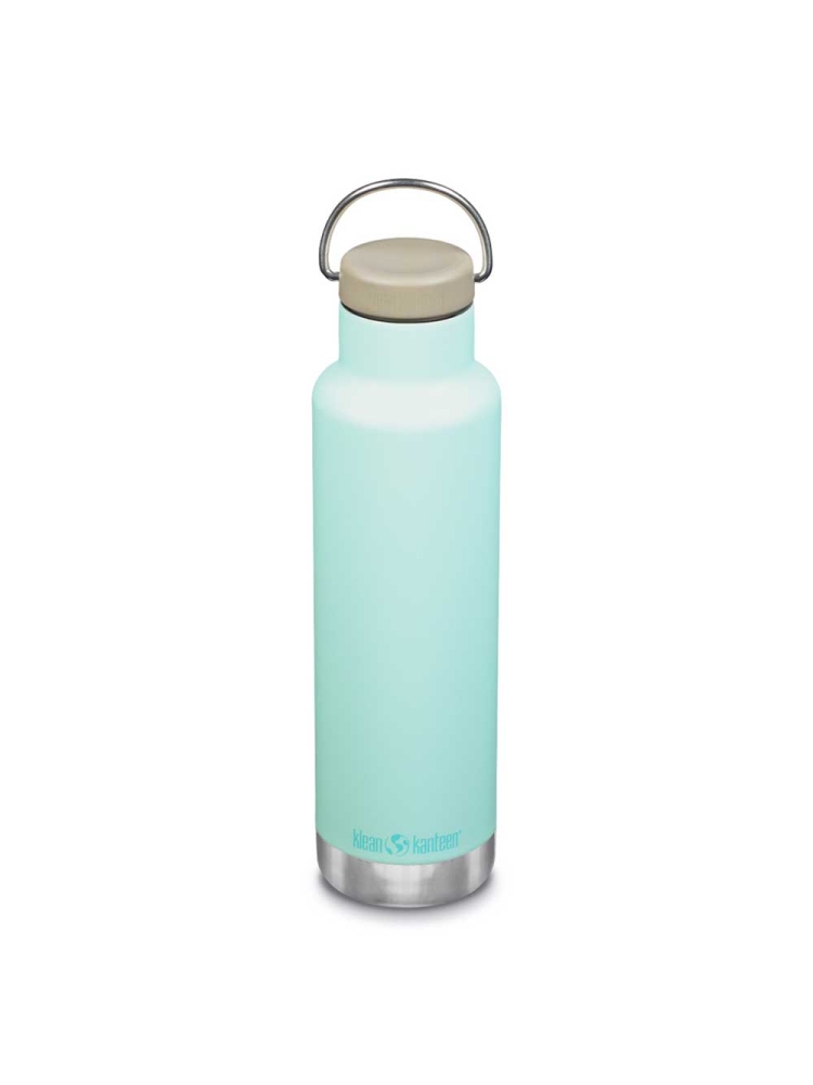 Klean Kanteen Isolatiefles Classic met ringdop 592ml/20oz Blue Tint 1008460 drinkflessen en thermosflessen online bestellen bij Kathmandu Outdoor & Travel