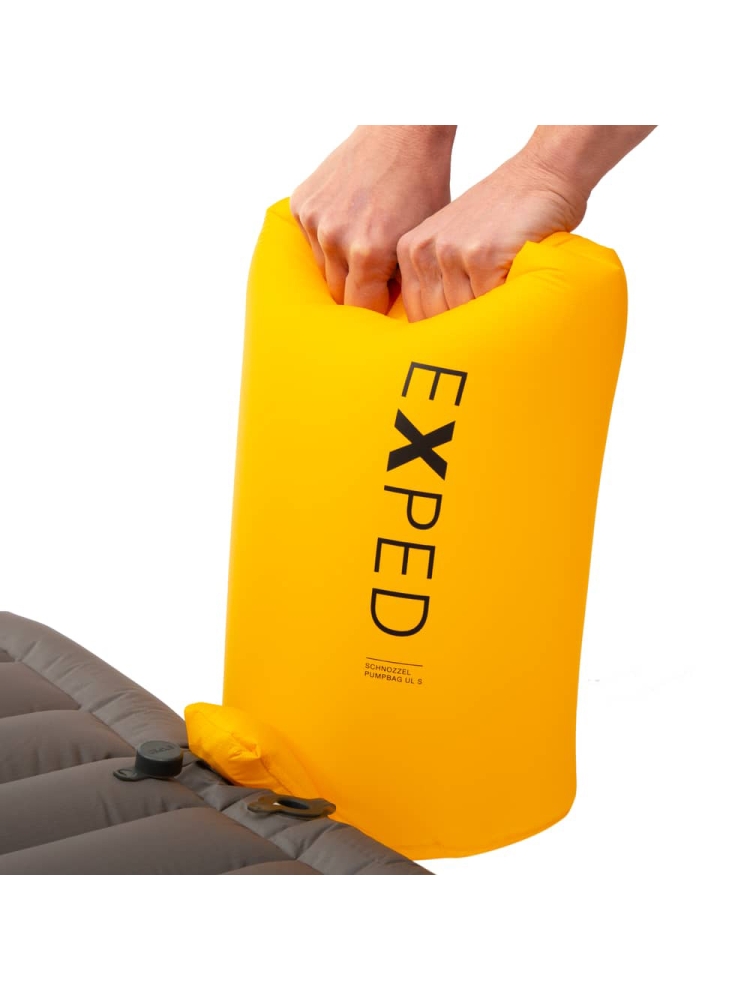 Exped Schnozzel Pumpbag UL M Yellow E5457866 slaapmatjes online bestellen bij Kathmandu Outdoor & Travel