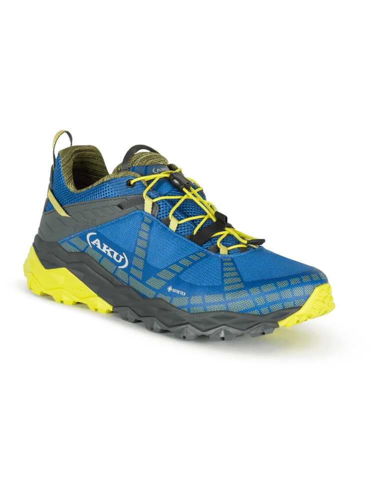 AKU Flyrock Gtx Blue/Lime 698-577 wandelschoenen heren online bestellen bij Kathmandu Outdoor & Travel