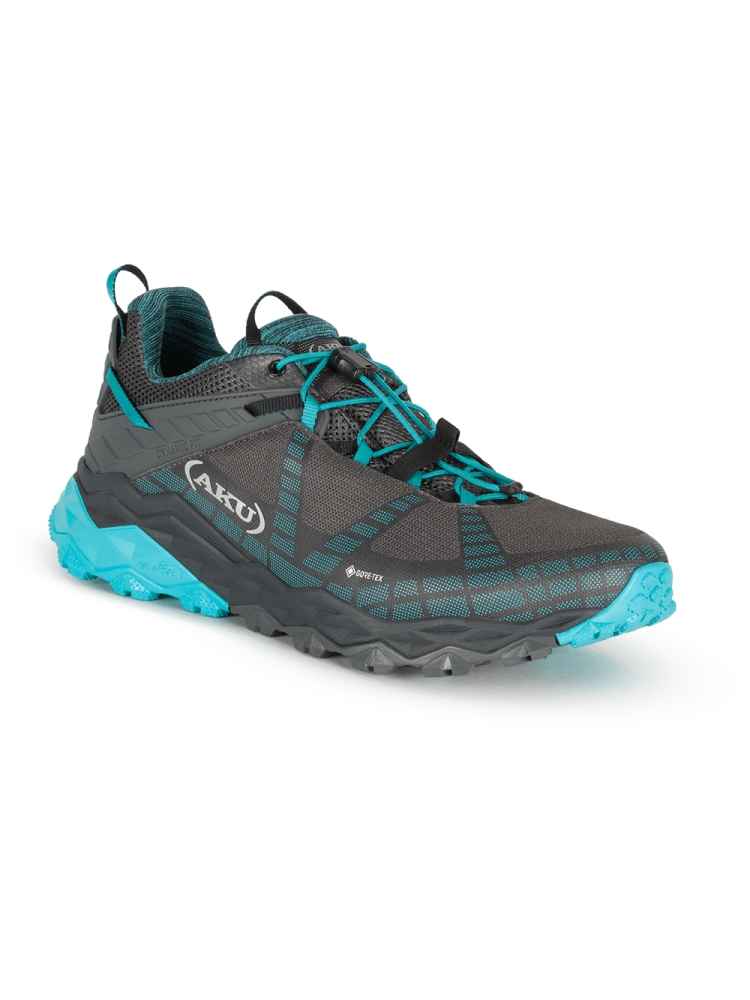 AKU Flyrock Gtx Women's Black/Turquoise 699-253 wandelschoenen dames online bestellen bij Kathmandu Outdoor & Travel