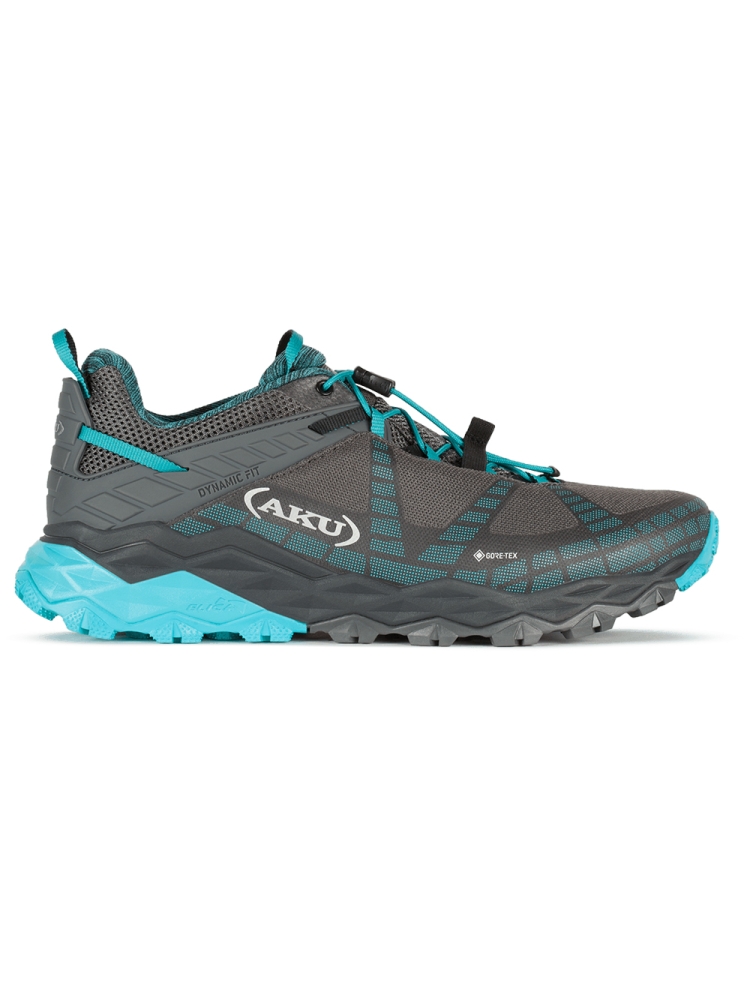 AKU Flyrock Gtx Women's Black/Turquoise 699-253 wandelschoenen dames online bestellen bij Kathmandu Outdoor & Travel
