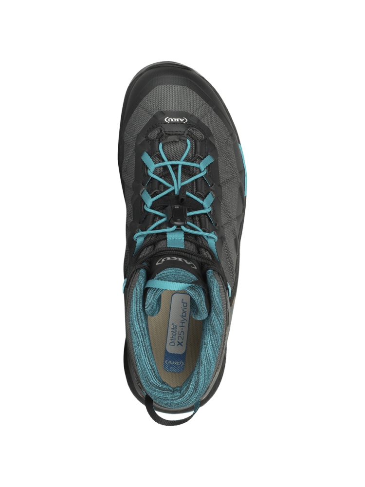 AKU Rocket Mid Gtx Women's Black/Turquoise 711-253 wandelschoenen dames online bestellen bij Kathmandu Outdoor & Travel